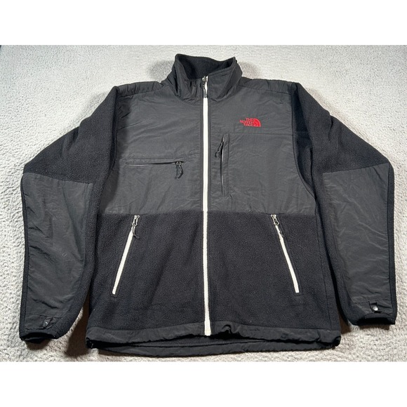 The North Face Retro Denali Jacket Mens Medium Black Fleece Pit Zip Venting - Picture 1 of 11